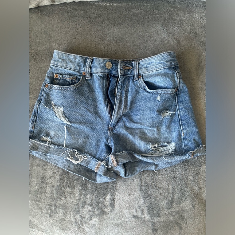 Garage denim shorts
